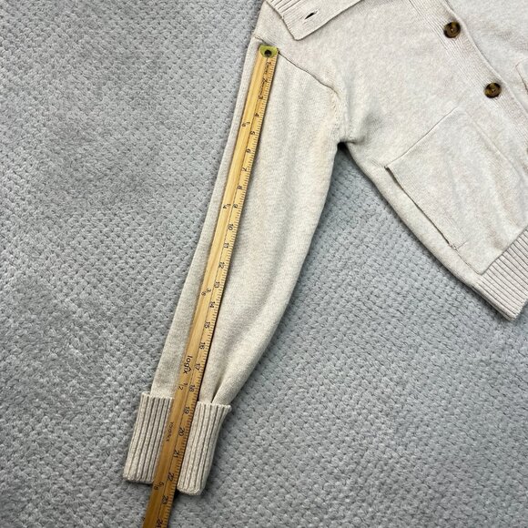 Banana Republic Womens Shawl Collar Cardigan Knit Sailor Sweater Boho Cottage - Picture 14 of 16